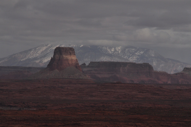 Tower Butte and Navajo Mountain